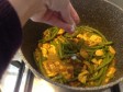 pollo al curry con fagiolini