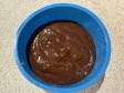 tortino banana, cacao e gocce in friggitrice