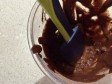 tortino banana, cacao e gocce in friggitrice