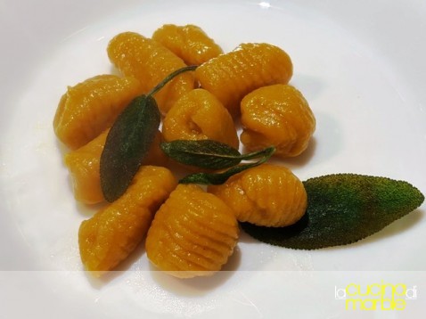 gnocchi di zucca senza patate e uova