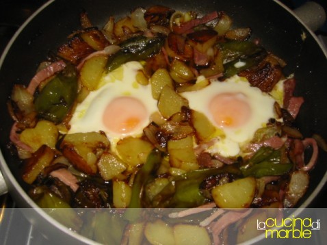 verdure con uova alla "spagnola"